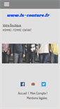 Mobile Screenshot of ls-couture.fr